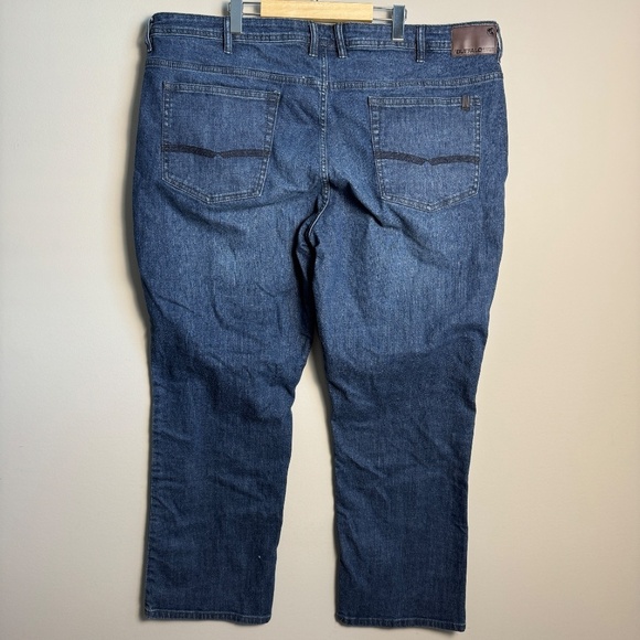 Buffalo Men's‎ Medium Wash Denim TRAVIS-X Slim Straight Blue Jeans Tag: 48x32 - Picture 7 of 15